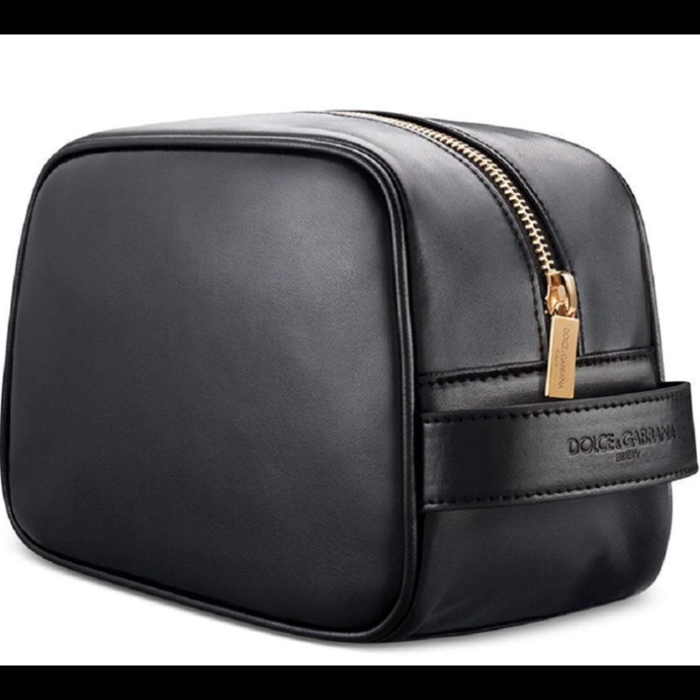 Dolce and gabbana black makeup bag